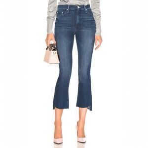 MOTHER Insider Crop Step Fray in The Royal Treatment Size 24